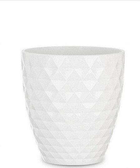 Doniczka storczykówka Diament biała