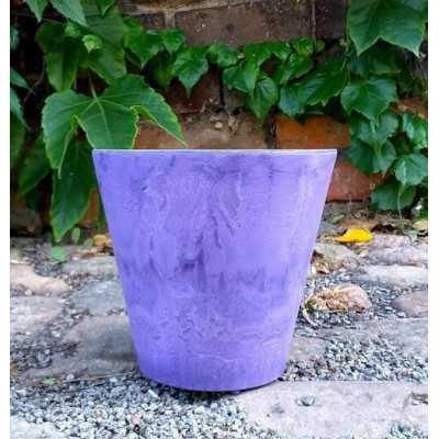 Donica Artstone Claire okrągła fioletowa