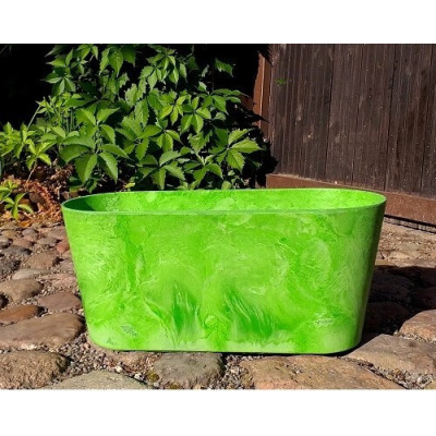 Skrzynka balkonowa Artstone Claire limonkowa