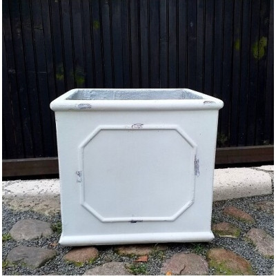 Donica Wenecki Decor sześcian biały