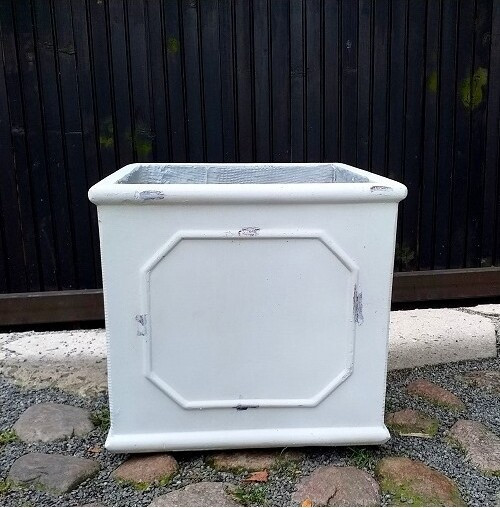 Donica Wenecki Decor sześcian biały