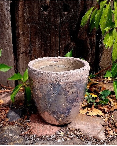 Doniczka Silver Cement stożek