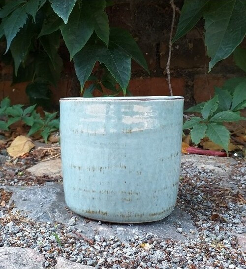 Doniczka Blue Marine walec niebieski