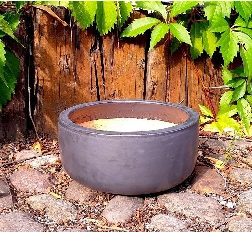 Donica misa prosta ciemny grafit