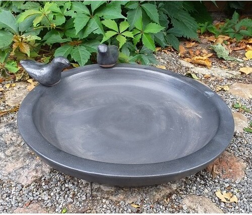 Poidełko ceramiczne okrągłe grafitowe