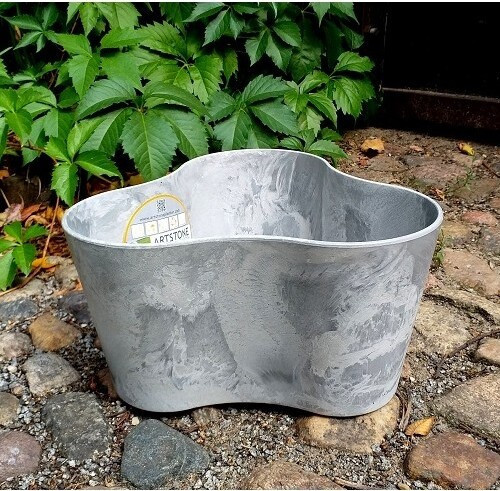 Doniczka ArtStone potrójna szara