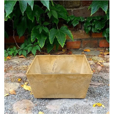 Doniczka ArtStone Ella misa niska taupe