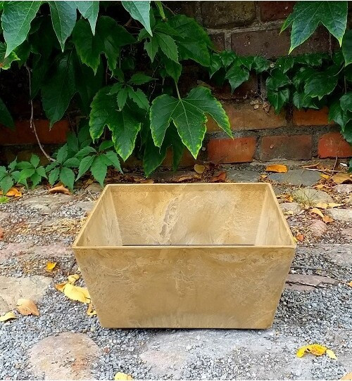 Doniczka ArtStone Ella misa niska taupe