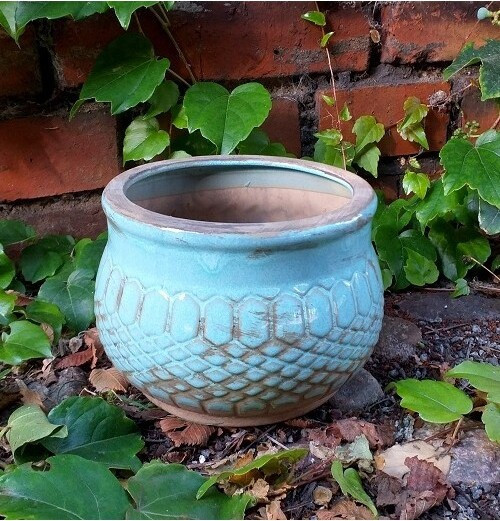 Doniczka Old Błękitna