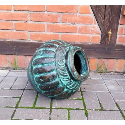 donica dzban leżący zielony