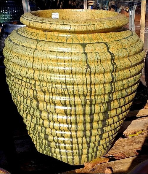 Donica waza piaskowa z zaciekami