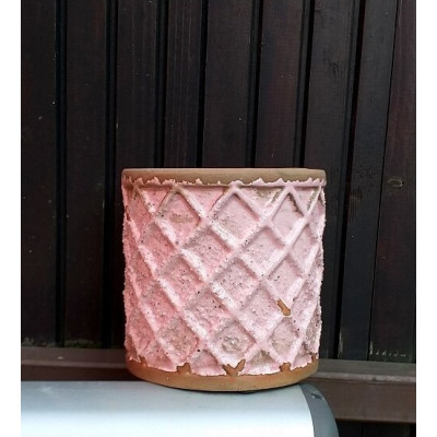 Doniczka Rose walec w romby