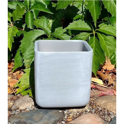 Doniczka Hori sześcian szary