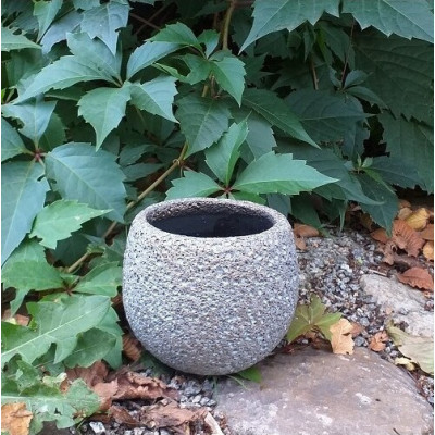 Doniczka Eva niebieskozłota