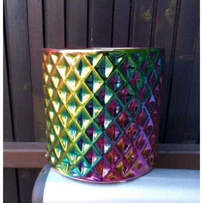 Doniczka Tęcza walec diament