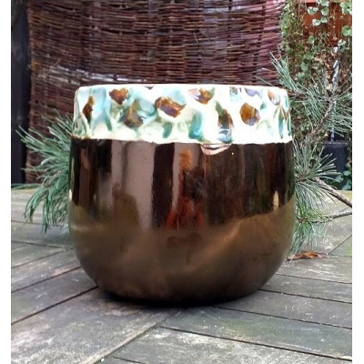 Doniczka Hermes miedziana