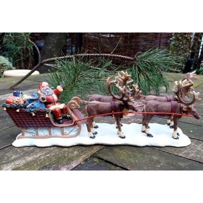 Zaprzęg Świętego Mikołaja LED