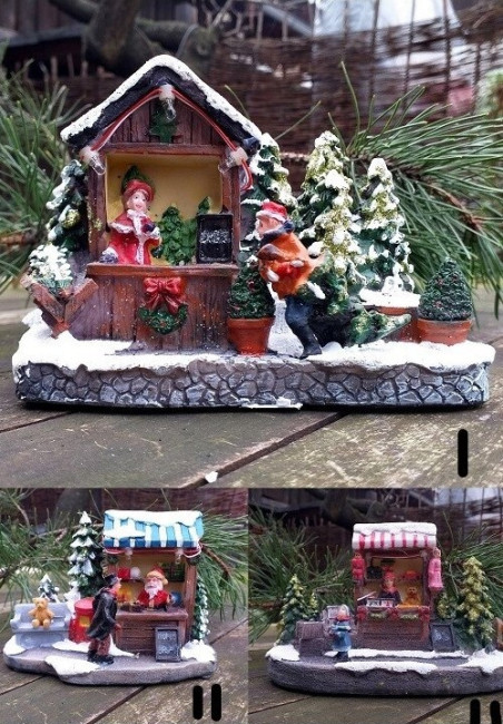 Targ bożonarodzeniowy LED