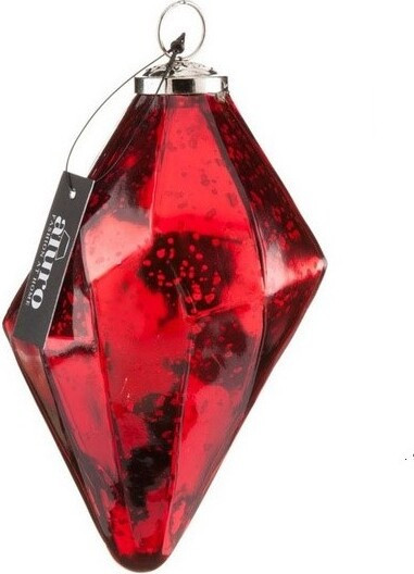 Bombka Diament czerwony