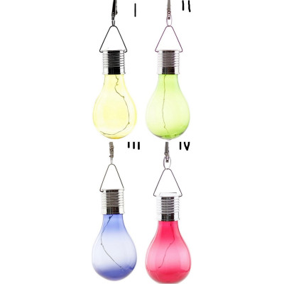 Żarówka solarna LED kolor - 13 cm