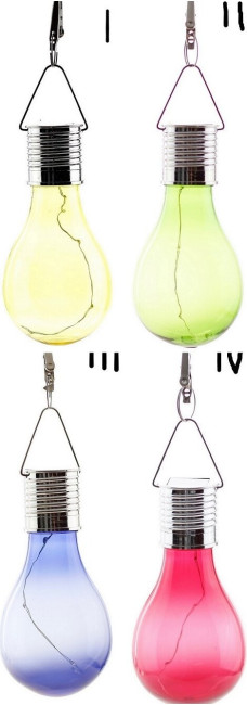 Żarówka solarna LED kolor - 13 cm