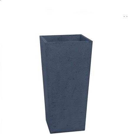 Betonowa grafitowa donica wazon trapez