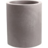 Donica włoska walec popielaty matowy