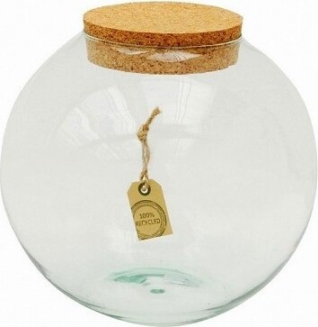 Kula szklana z korkiem