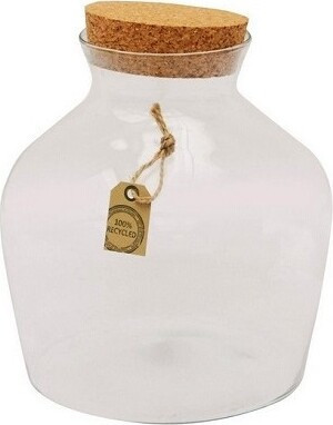 Słój - balon szklany z korkiem