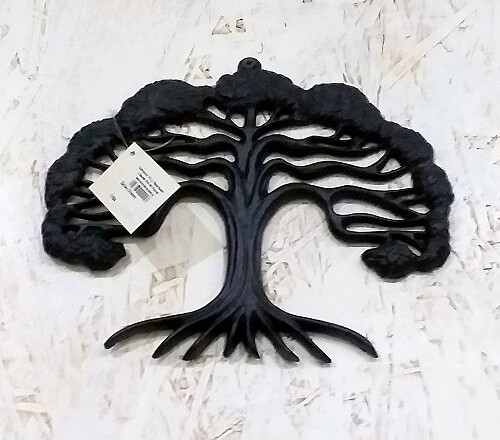Ozdoba ścienna żeliwna Drzewo
