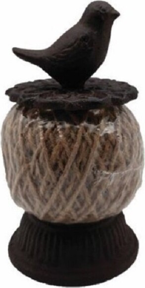 Ozdoba żeliwna Szpula z ptaszkiem