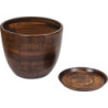Doniczka baryłka drewno
