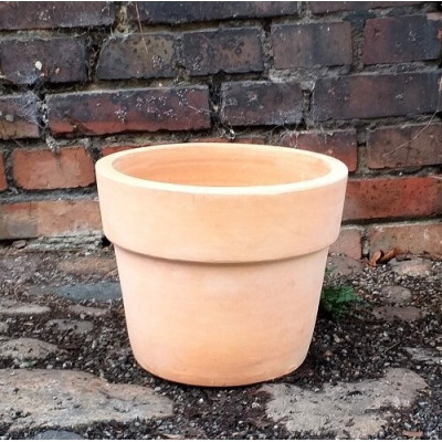 Donica prosta z rantem jasna terakota