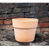 Donica prosta z rantem jasna terakota