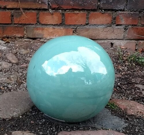 Kula ceramiczna seledynowa 22