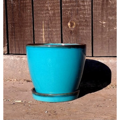 Donica Bao smukła niebieska z połyskiem