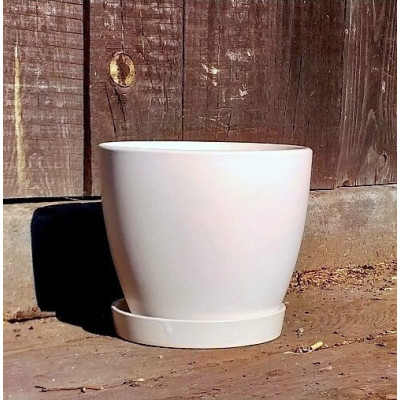 Donica Bao smukła biała matowa