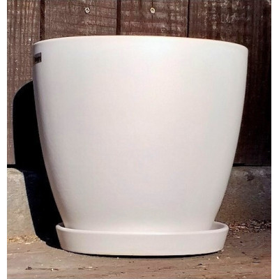 Donica Bao smukła biała matowa