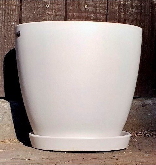 Donica Bao smukła biała matowa