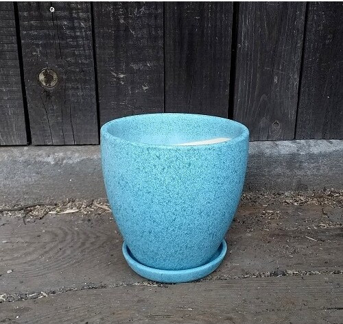 Donica Szalin mała klasyczna niebieska matowa