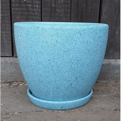 Donica Szalin mała klasyczna niebieska matowa