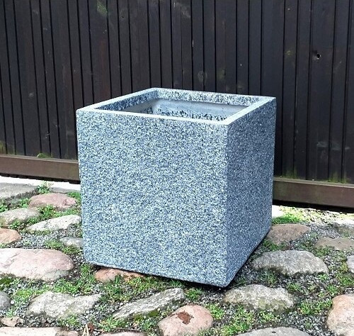 Donica Mary sześcian szary granit