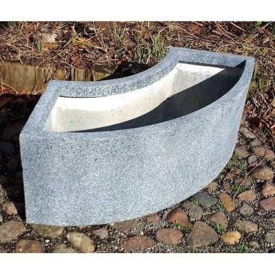 Donica Mary półkole szary granit