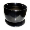 Doniczka baryłka czarna