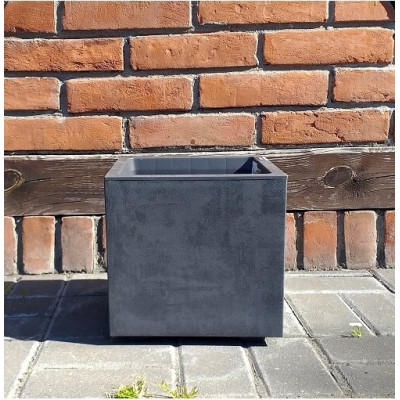 Donica MILA sześcian antracyt