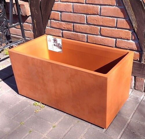 Donica MILA skrzynia rdza