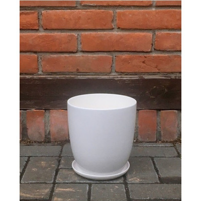 Doniczka Nova biała