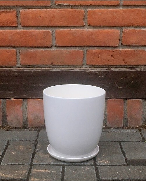 Doniczka Nova biała