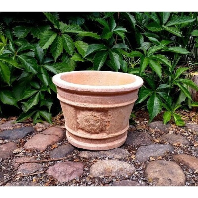 Donica terakota Słońce postarzana