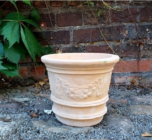 Donica wazon terakota Girlanda